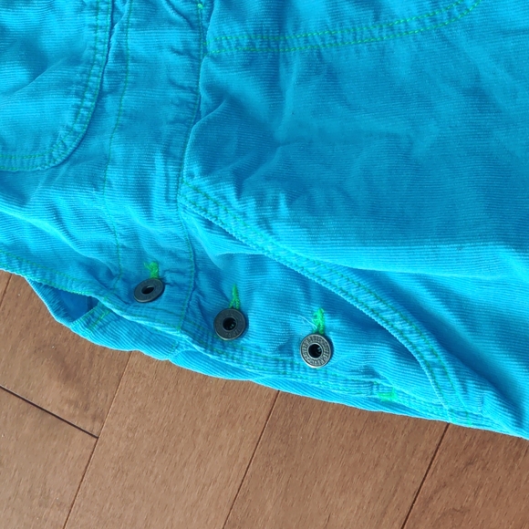 Miss Sixty Vintage Retro Neon Blue Overall Jumper Dress - Picture 3 of 8